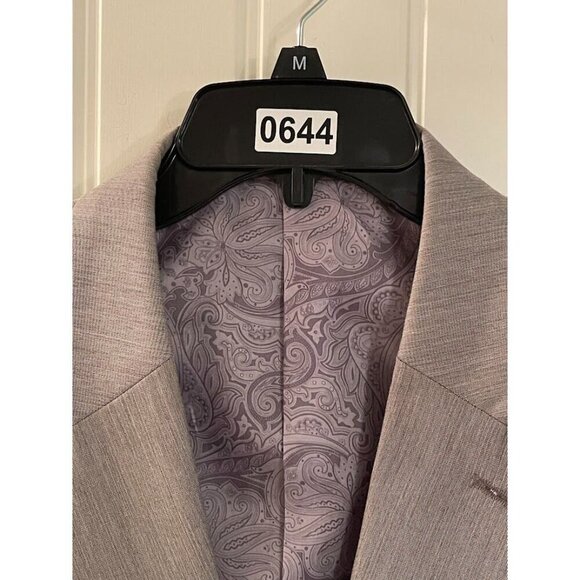 Mens 2 BUTTON , TAN Chaps Jacket Blazer 46R Polyester & Rayon Blend - Picture 13 of 13